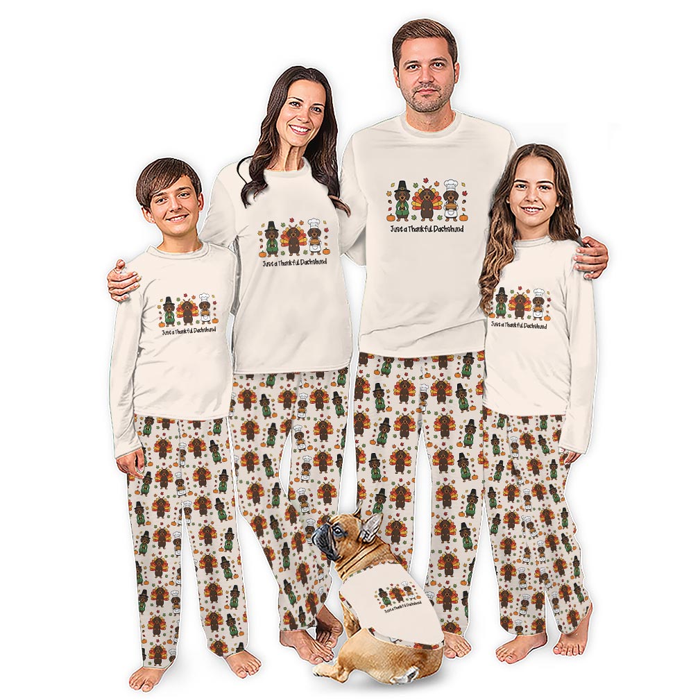 The Cutest Dachshunds Thanksgiving Matching Pajamas For The Family