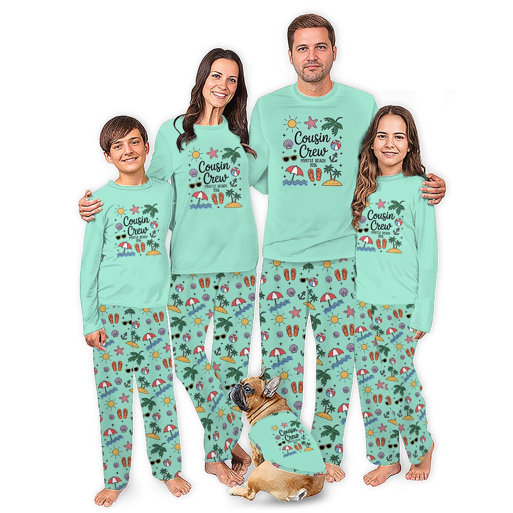 Tropical Beach Holiday Family Pajamas Sets