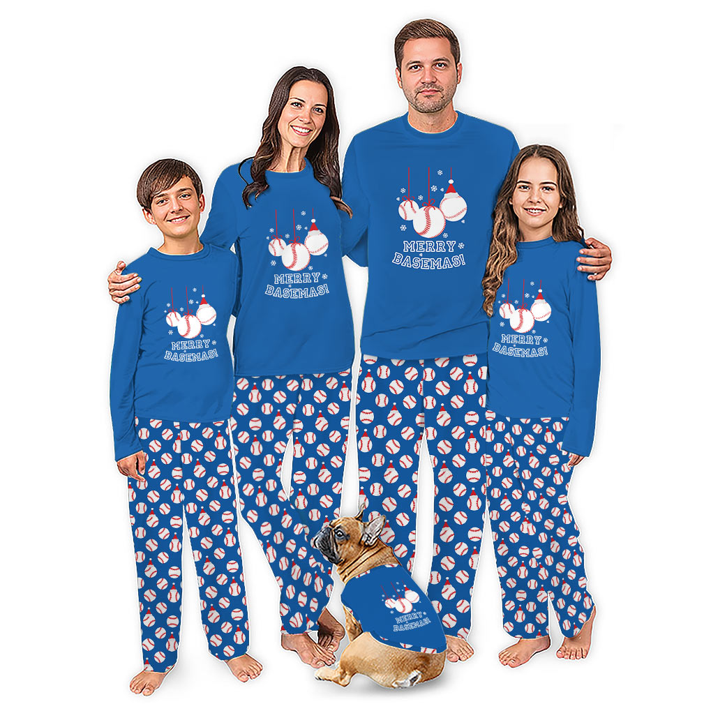 Baseball Matching Christmas Pajamas With Plus Size Baseball Matching Christmas Pajamas With Plus Size