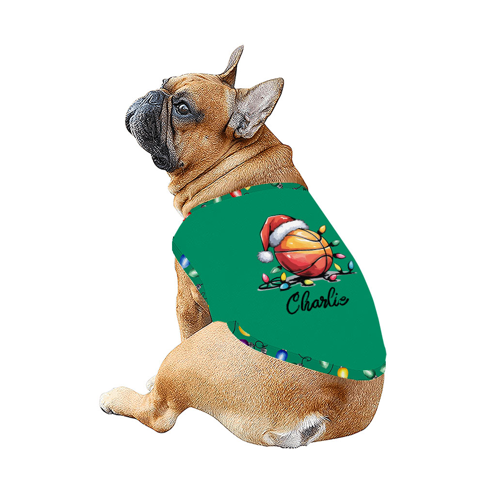 Custom Basketball Family Matching Christmas Pajamas With Plus Size