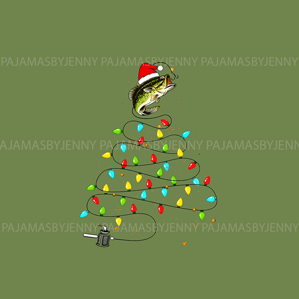 Funny Bass Fishing Family Christmas Pajamas With Plus Size