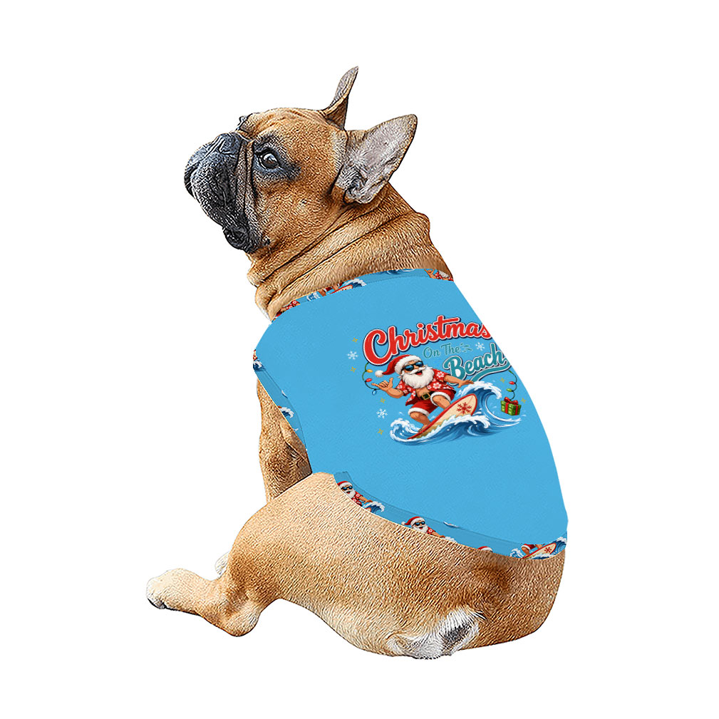 Funny Surfing Santa Family Christmas Pajamas Funny Surfing Santa Family Christmas Pajamas