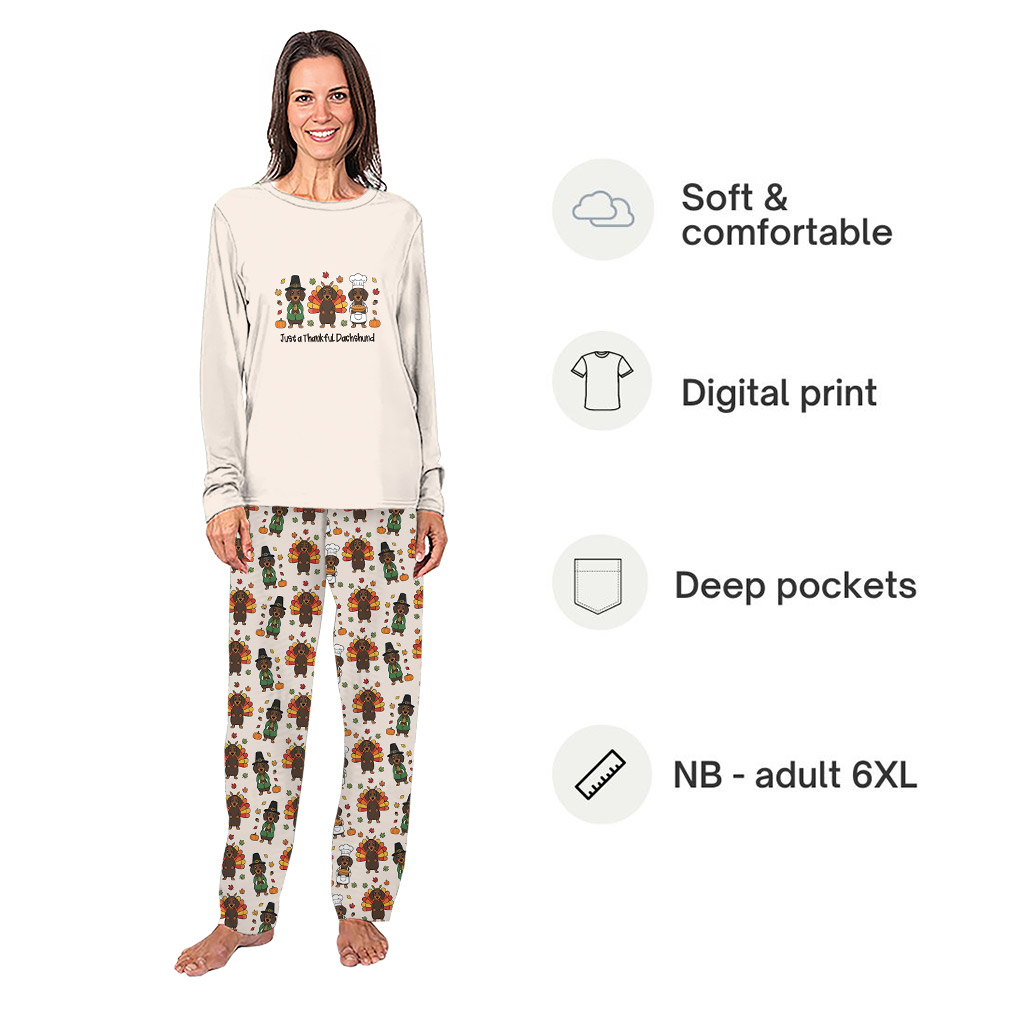 The Cutest Dachshunds Thanksgiving Matching Pajamas For The Family