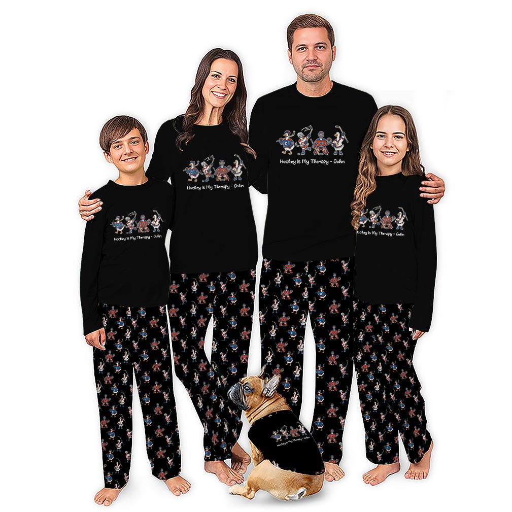 Hockey Duck Christmas Pajamas For Family With Plus Size