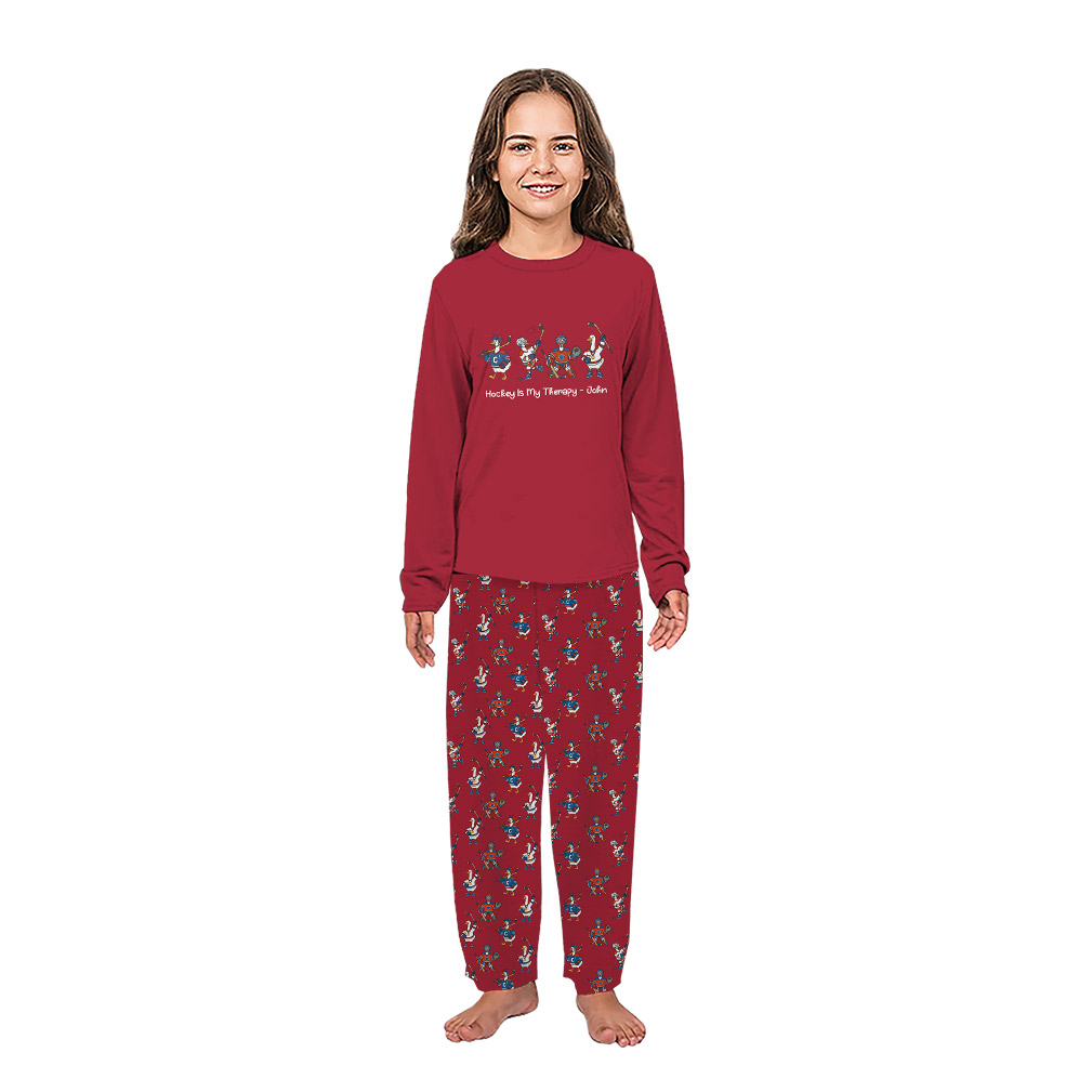 Hockey Duck Christmas Pajamas For Family With Plus Size