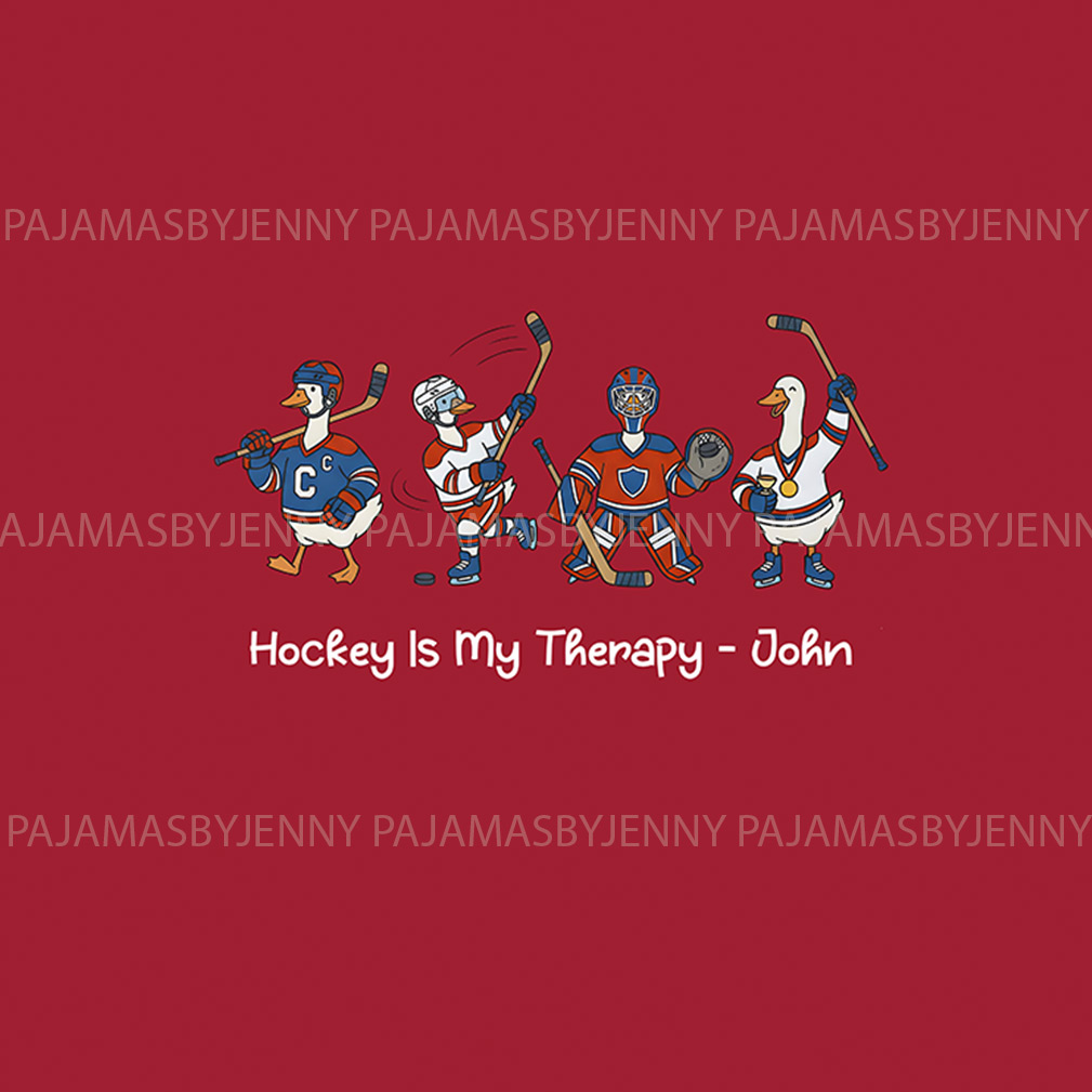 Hockey Duck Christmas Pajamas For Family With Plus Size