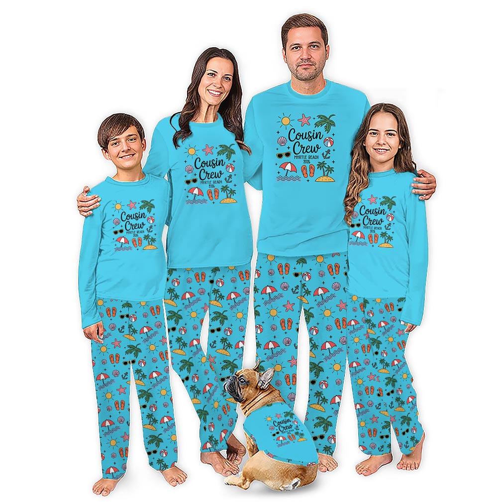 Tropical Beach Holiday Family Pajamas Sets