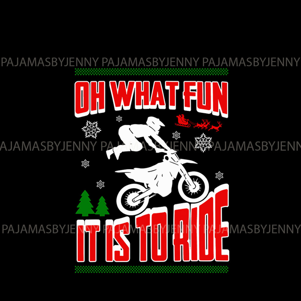Funny Dirt Bike Family Christmas Pajamas With Extended Size Funny Dirt Bike Family Christmas Pajamas With Extended Size