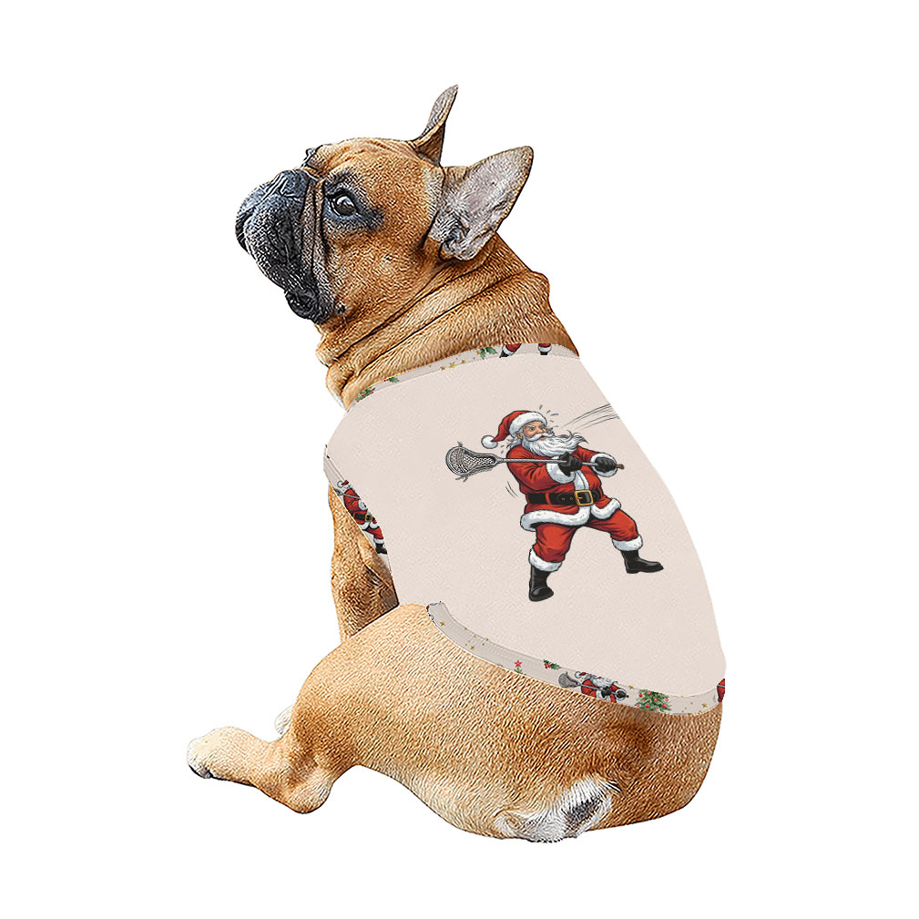 Funny Lacrosse Santa Family Christmas Pajamas With Plus Size