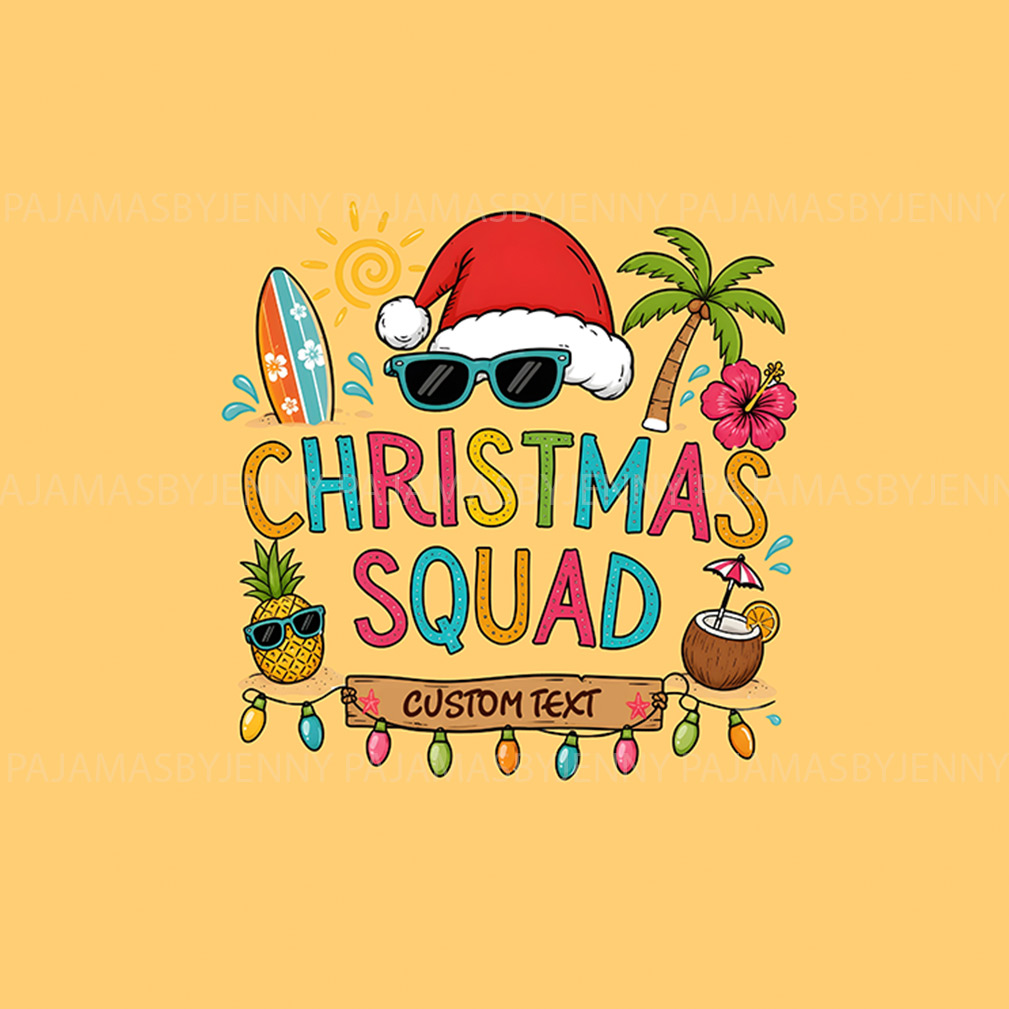 Tropical Christmas Family Pajamas With Plus Size