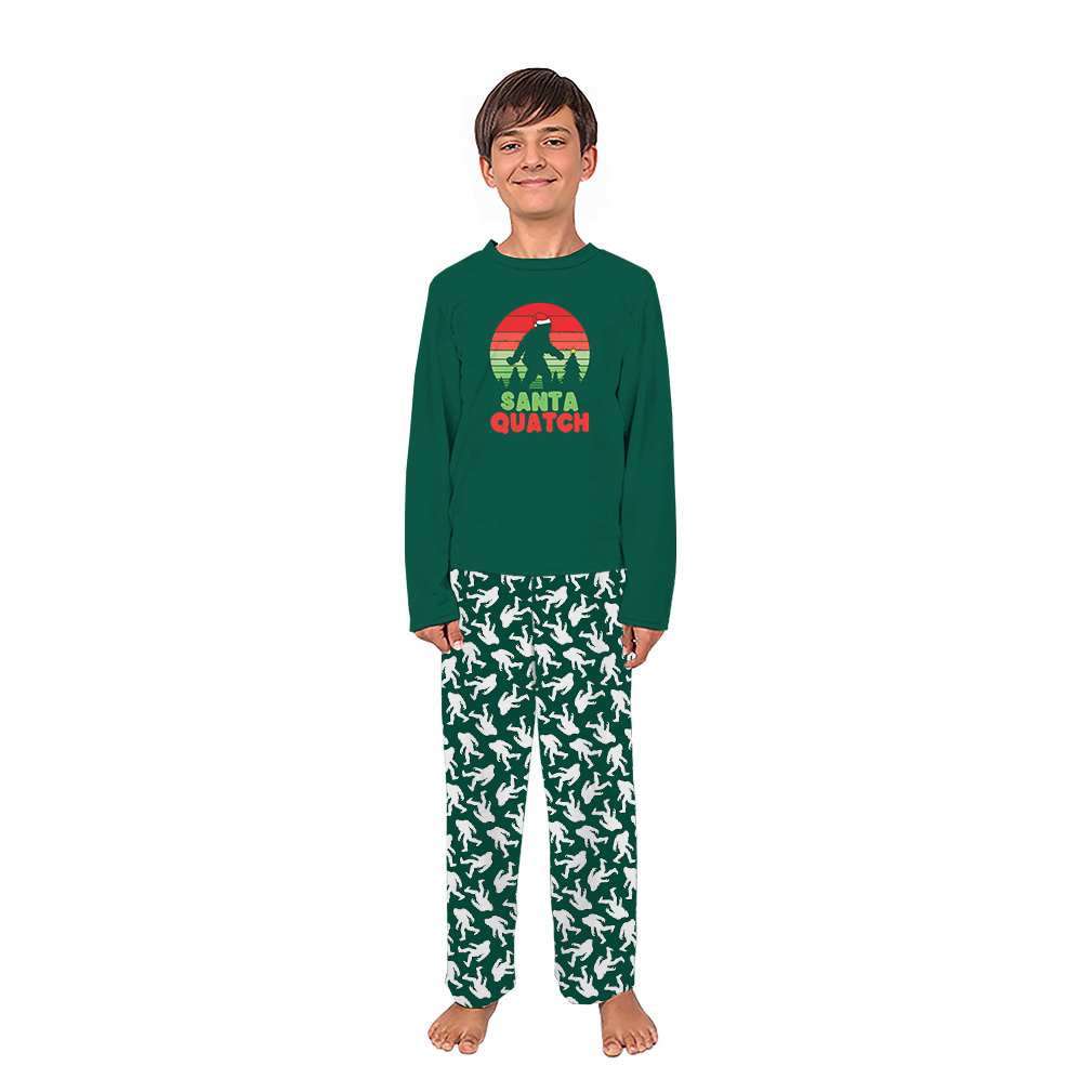Sasquatch Family Matching Christmas Pajamas With Extended Size Sasquatch Family Matching Christmas Pajamas With Extended Size