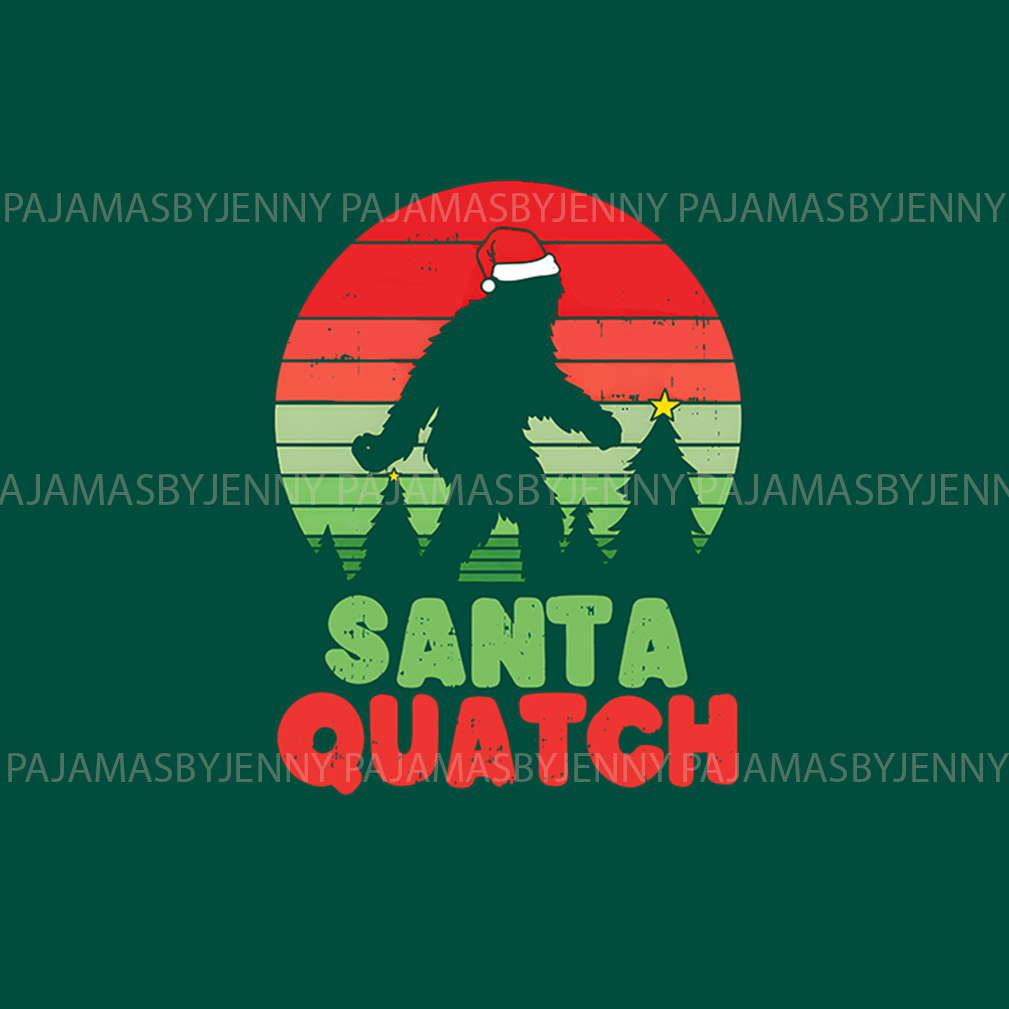 Sasquatch Family Matching Christmas Pajamas With Extended Size Sasquatch Family Matching Christmas Pajamas With Extended Size