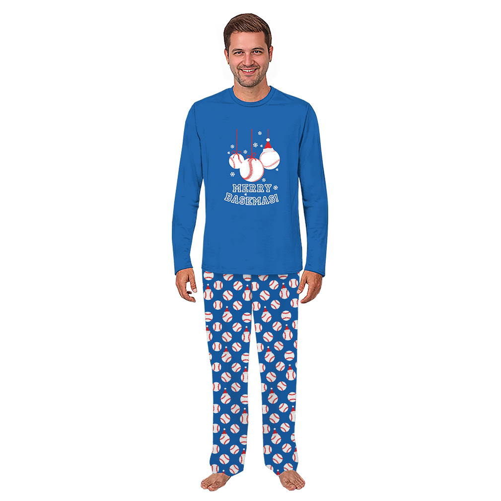 Baseball Matching Christmas Pajamas With Plus Size Baseball Matching Christmas Pajamas With Plus Size