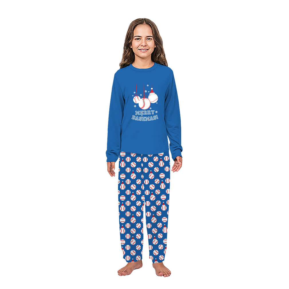 Baseball Matching Christmas Pajamas With Plus Size Baseball Matching Christmas Pajamas With Plus Size