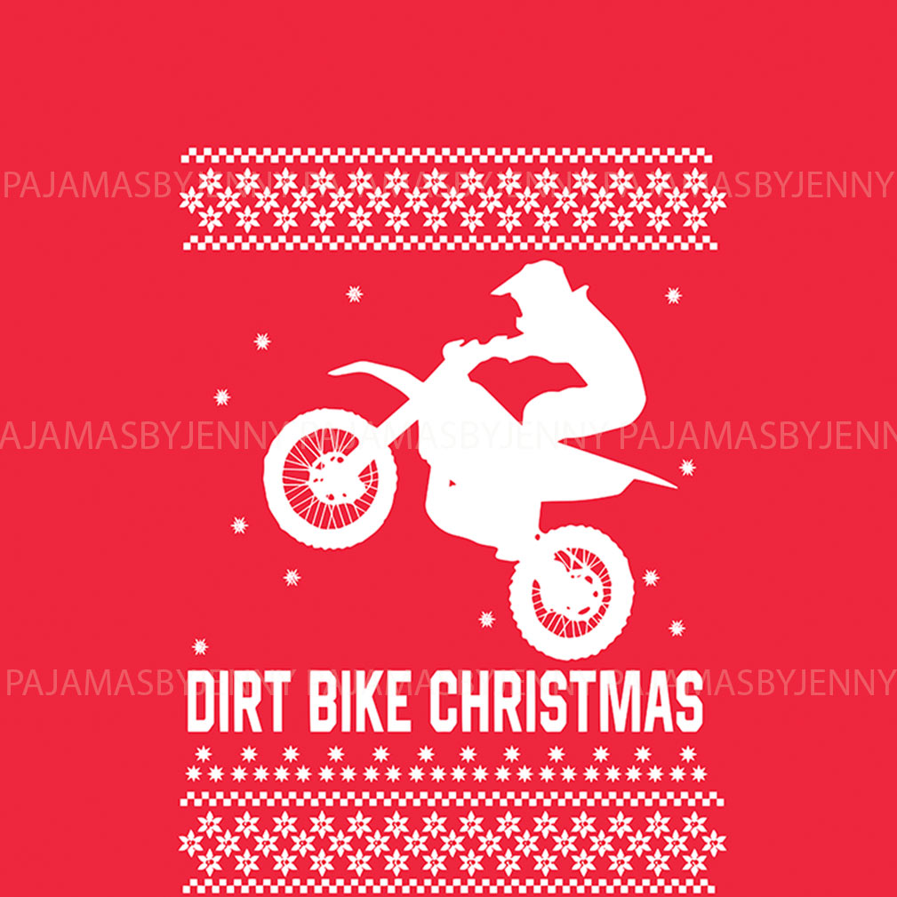 Dirt Bike Family Matching Christmas Pajamas With Plus Size
