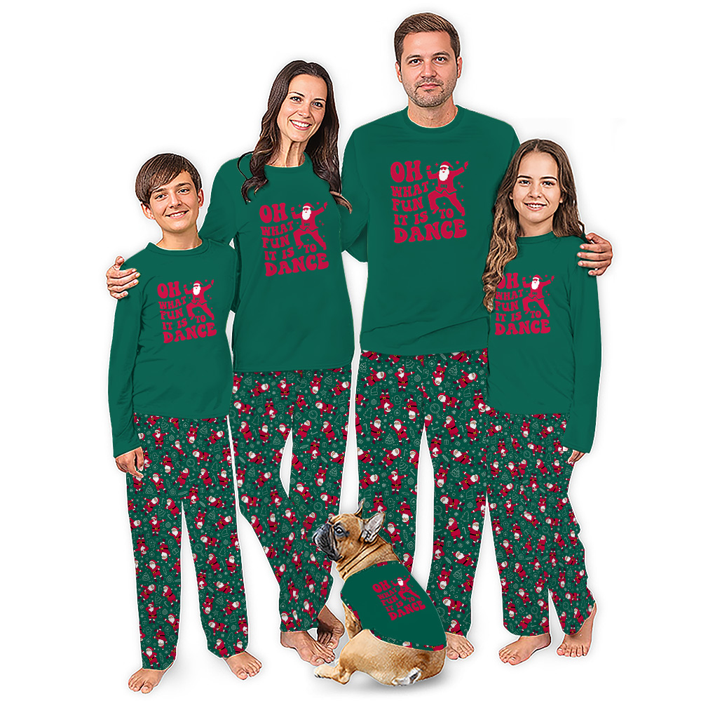 Oh What Fun It Is To Dance Family Matching Christmas Pajamas Oh What Fun It Is To Dance Family Matching Christmas Pajamas