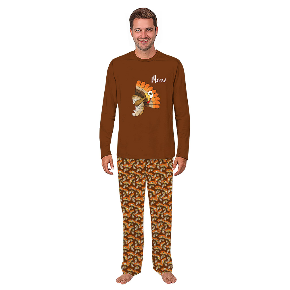 Funny Turkey Thanksgiving Family Matching PJs With Extended Sizes Funny Turkey Thanksgiving Family Matching PJs With Extended Sizes