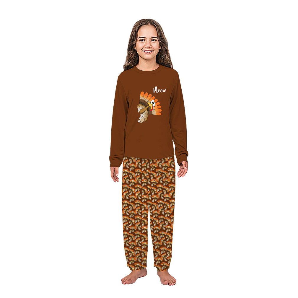 Funny Turkey Thanksgiving Family Matching PJs With Extended Sizes Funny Turkey Thanksgiving Family Matching PJs With Extended Sizes
