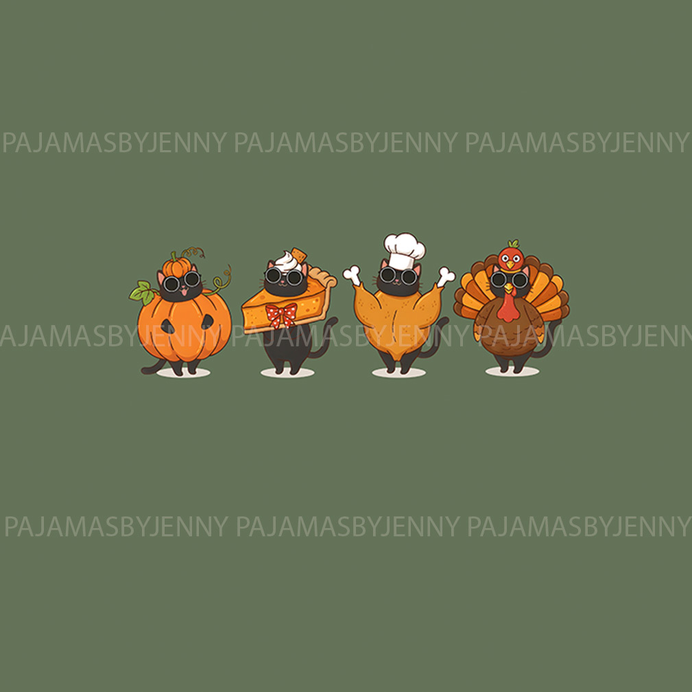 Funny Thanksgiving Family Matching Pajamas Pumpkin Turkey Funny Thanksgiving Family Matching Pajamas Pumpkin Turkey