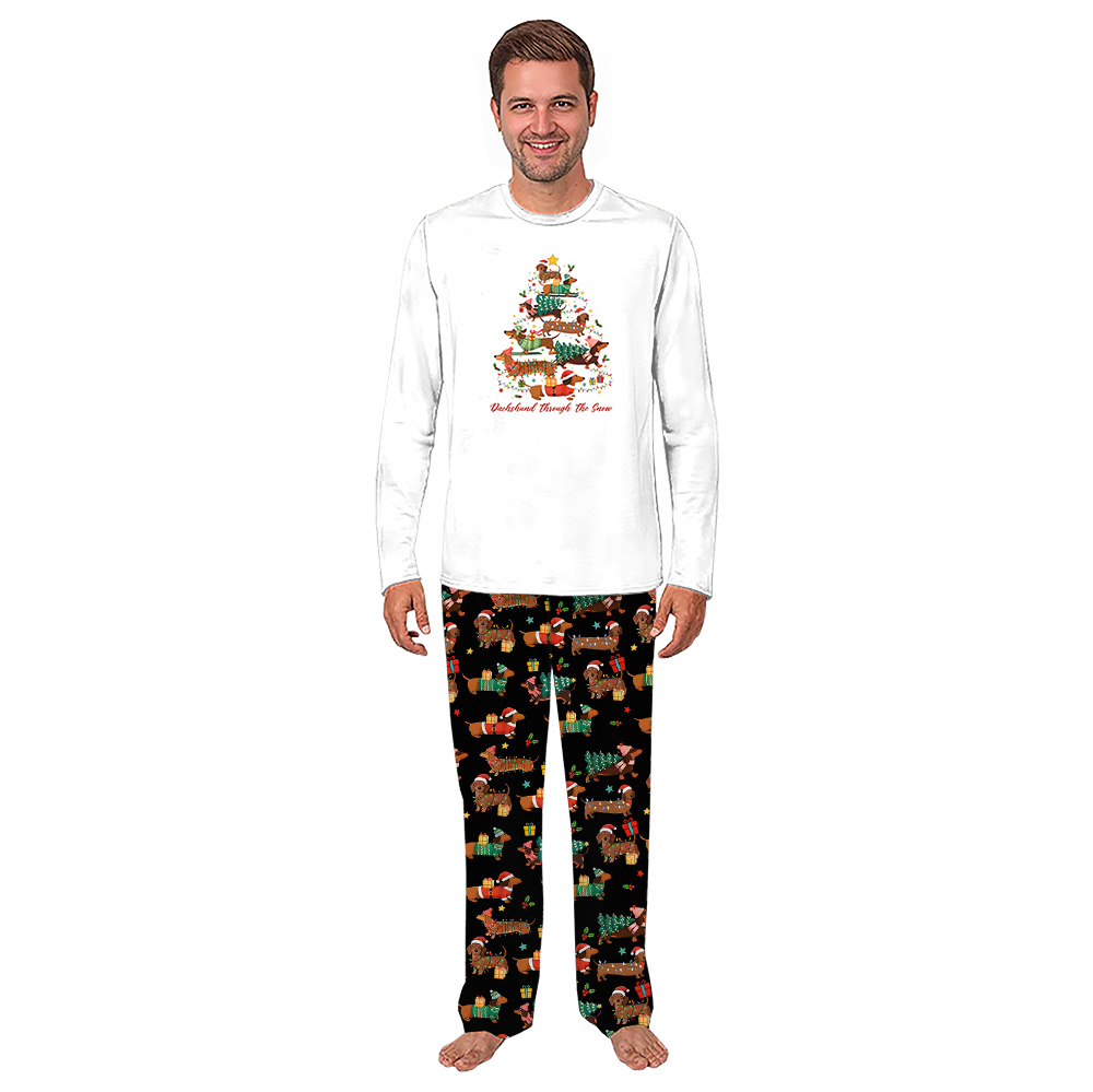 Dachshund Through The Snow Christmas Pajama Matching Dachshund Through The Snow Christmas Pajama Matching