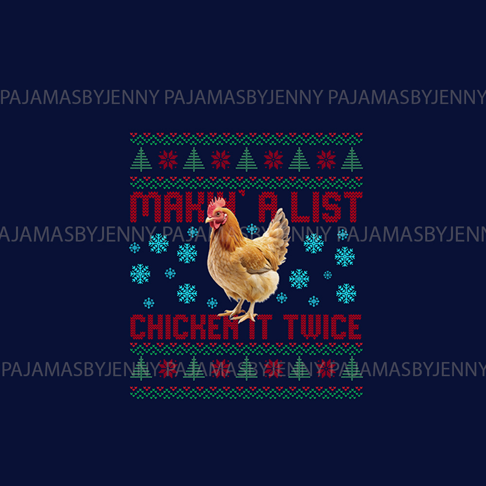 Funny Chicken Family Christmas Pajamas Funny Chicken Family Christmas Pajamas