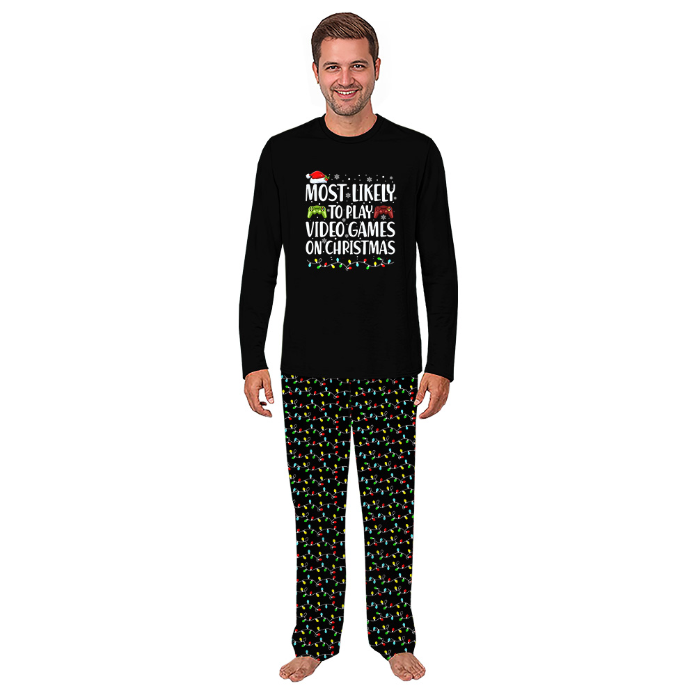 Gaming Christmas Pajamas For The Family