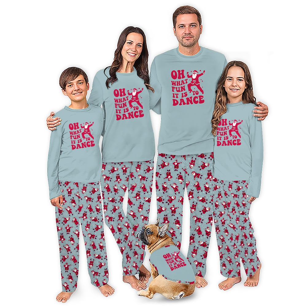 Oh What Fun It Is To Dance Family Matching Christmas Pajamas Oh What Fun It Is To Dance Family Matching Christmas Pajamas