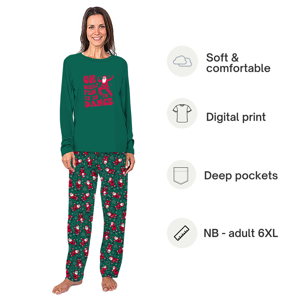 Oh What Fun It Is To Dance Family Matching Christmas Pajamas Oh What Fun It Is To Dance Family Matching Christmas Pajamas