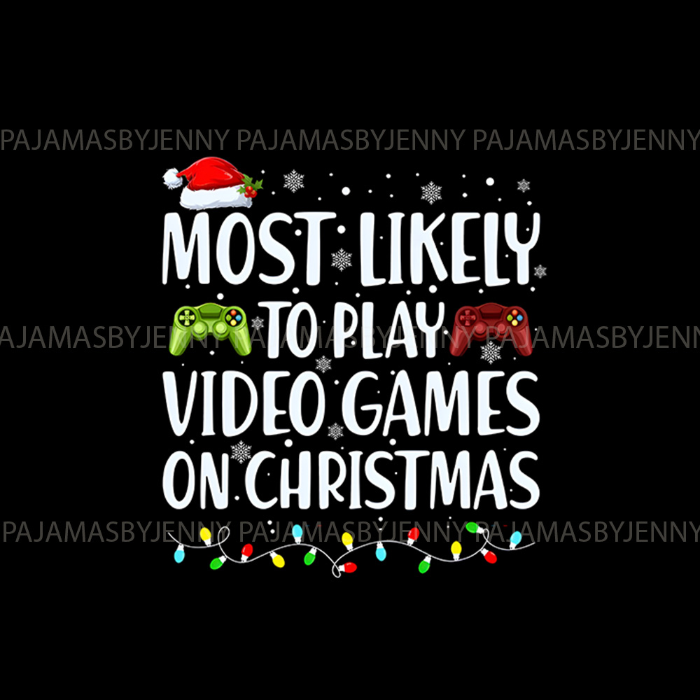 Gaming Christmas Pajamas For The Family