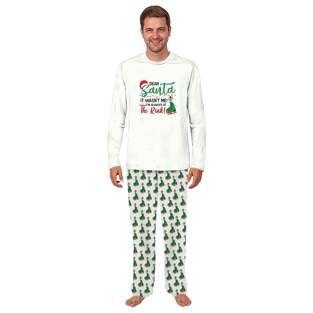 Funny Ice Skating Christmas Pajamas Funny Ice Skating Christmas Pajamas