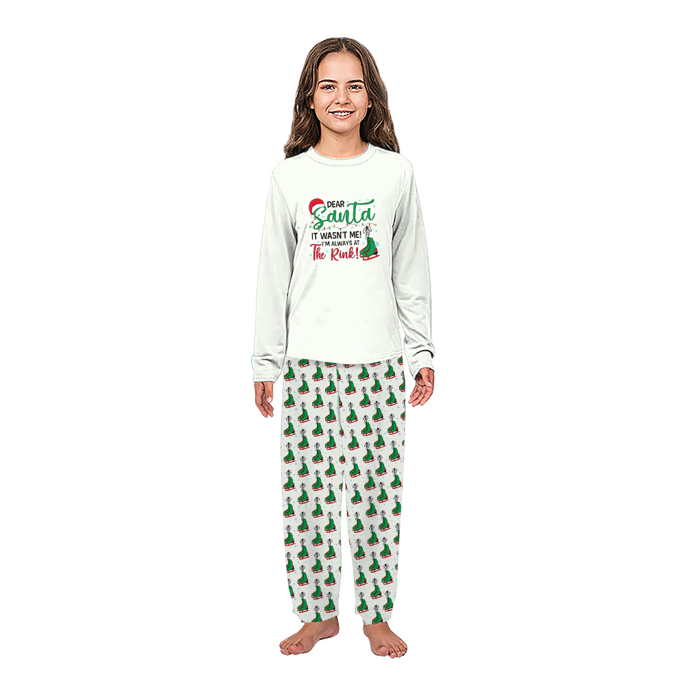 Funny Ice Skating Christmas Pajamas Funny Ice Skating Christmas Pajamas
