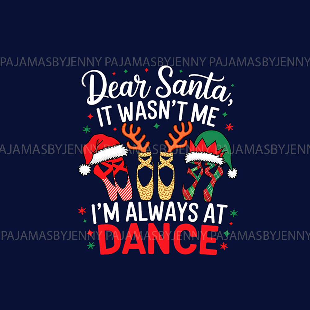 Dance Ballet Christmas Pajamas Family