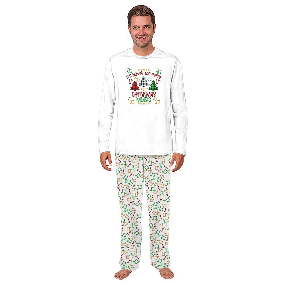 Music Christmas Pajama Sets For Family