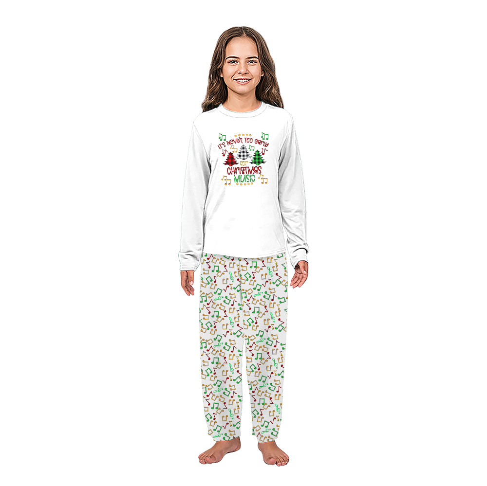 Music Christmas Pajama Sets For Family