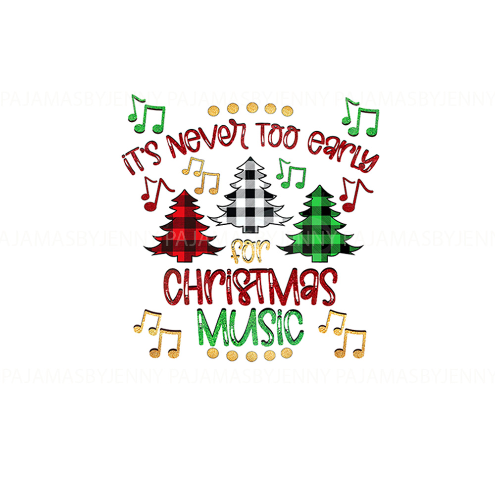 Music Christmas Pajama Sets For Family
