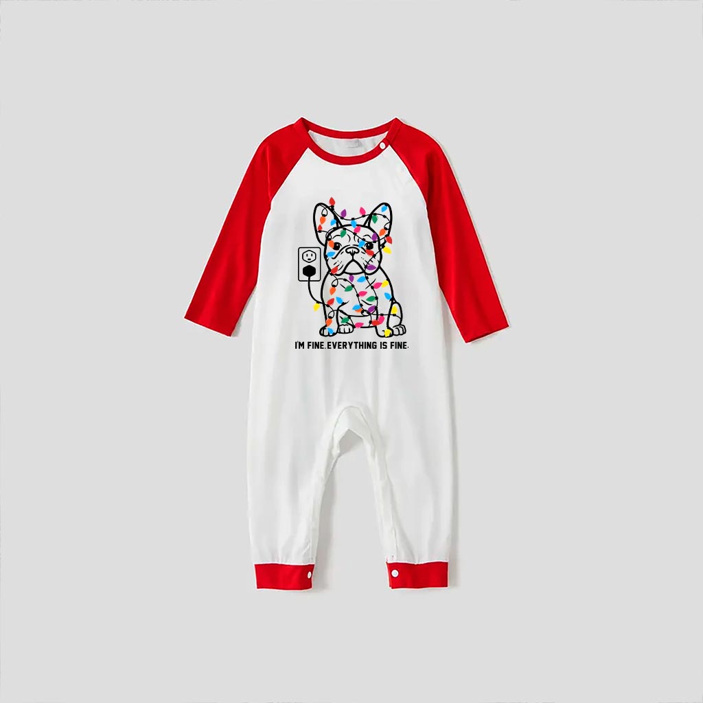 Funny French Bulldog Matching Family Christmas Jammies Funny French Bulldog Matching Family Christmas Jammies