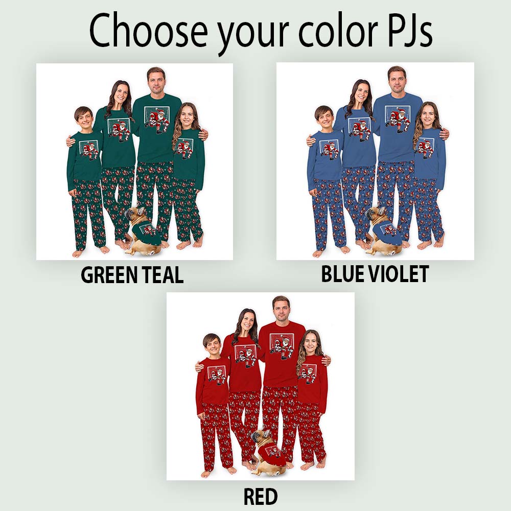 Soccer Santa Unique Family Christmas Pajamas With 67 Meme