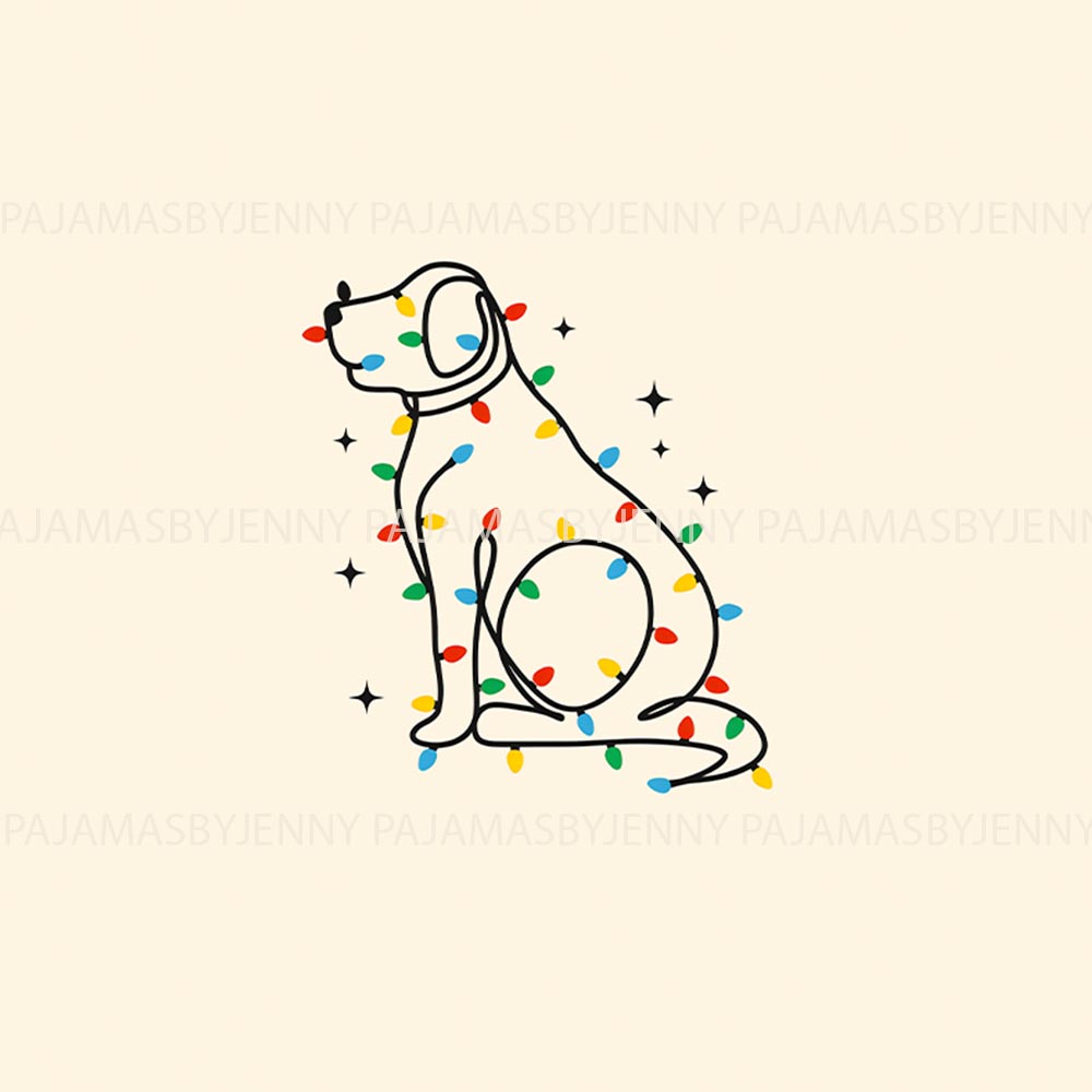Cute Christmas Lights Labrador Matching Holiday Pajamas With Dog Cute Christmas Lights Labrador Matching Holiday Pajamas With Dog