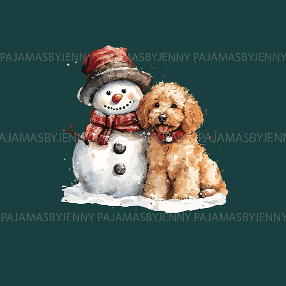 Christmas Pajamas With Poodles On Them And Pockets Guaranteed Christmas Pajamas With Poodles On Them And Pockets Guaranteed