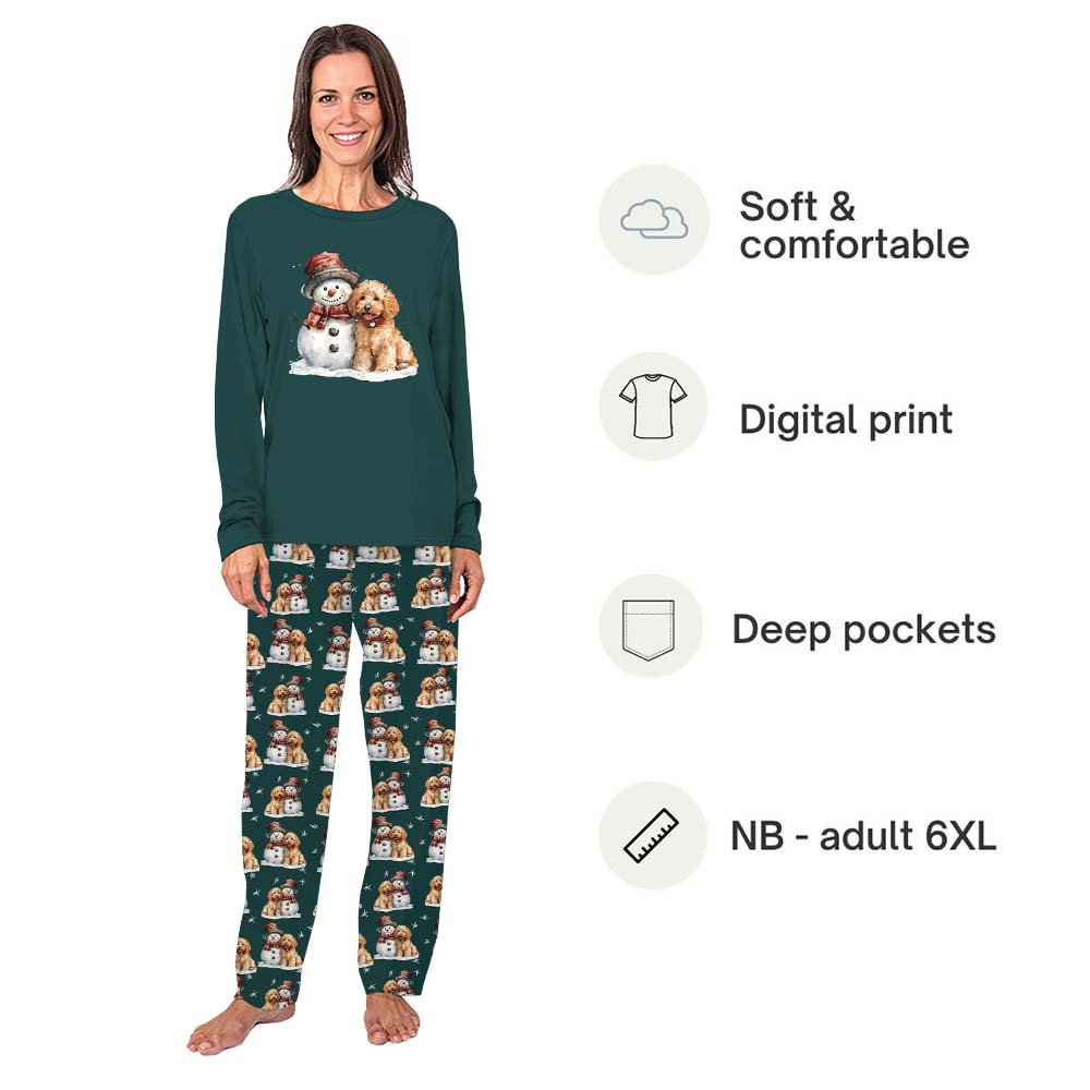 Christmas Pajamas With Poodles On Them And Pockets Guaranteed Christmas Pajamas With Poodles On Them And Pockets Guaranteed