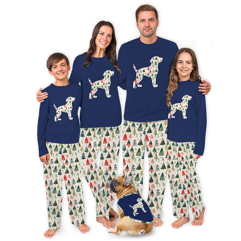 Festive Labrador Retriever Christmas Tree Holiday Christmas Pajamas