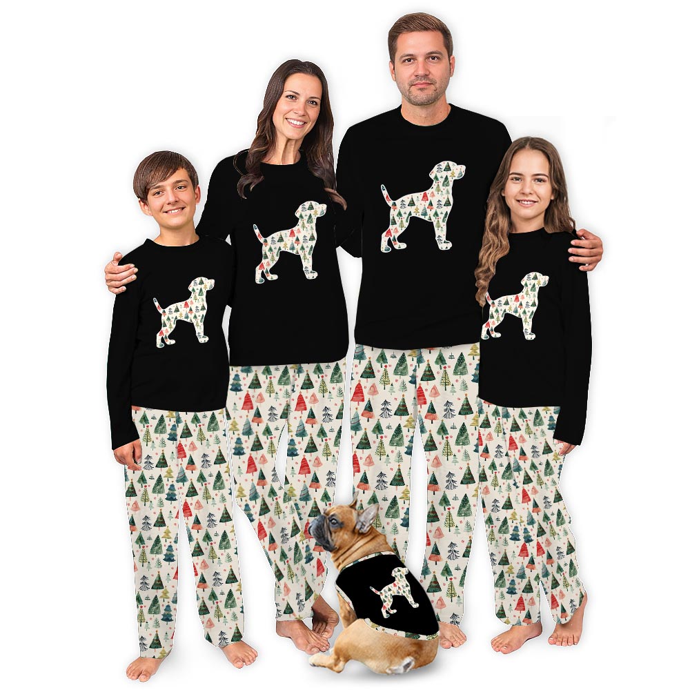 Festive Labrador Retriever Christmas Tree Holiday Christmas Pajamas