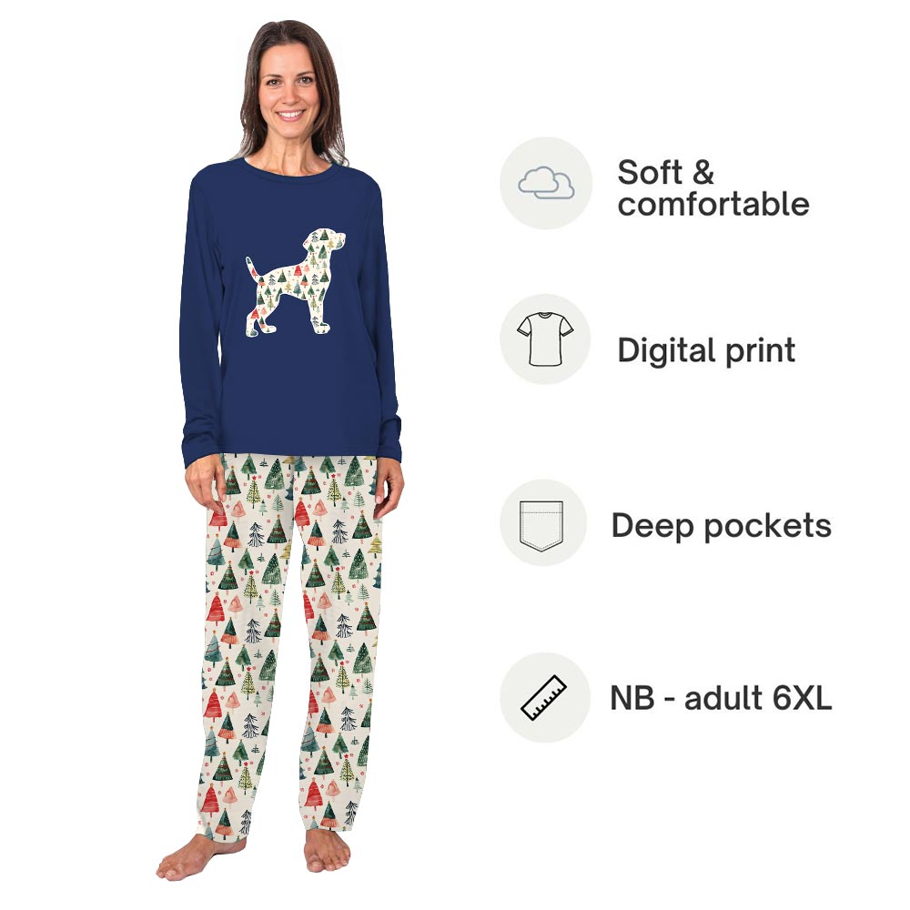 Festive Labrador Retriever Christmas Tree Holiday Christmas Pajamas