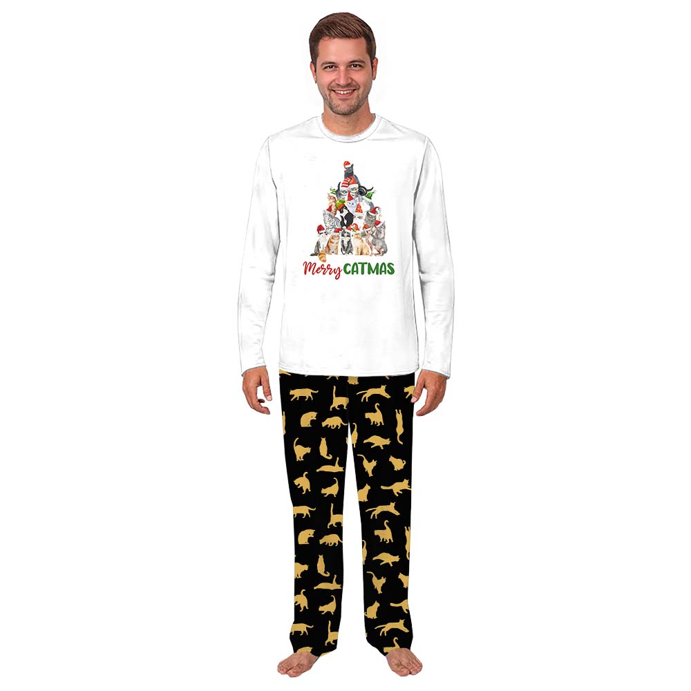 Merry Catmas Pajamas Christmas Tree Edition With Plus Size Merry Catmas Pajamas Christmas Tree Edition With Plus Size
