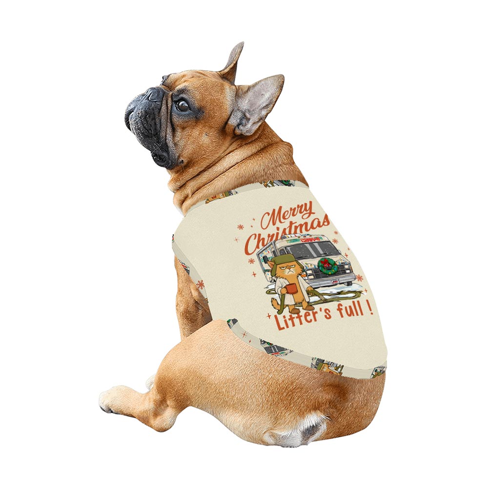 Funny Cousin Eddie Cat Merry Christmas Litter Full Pajamas