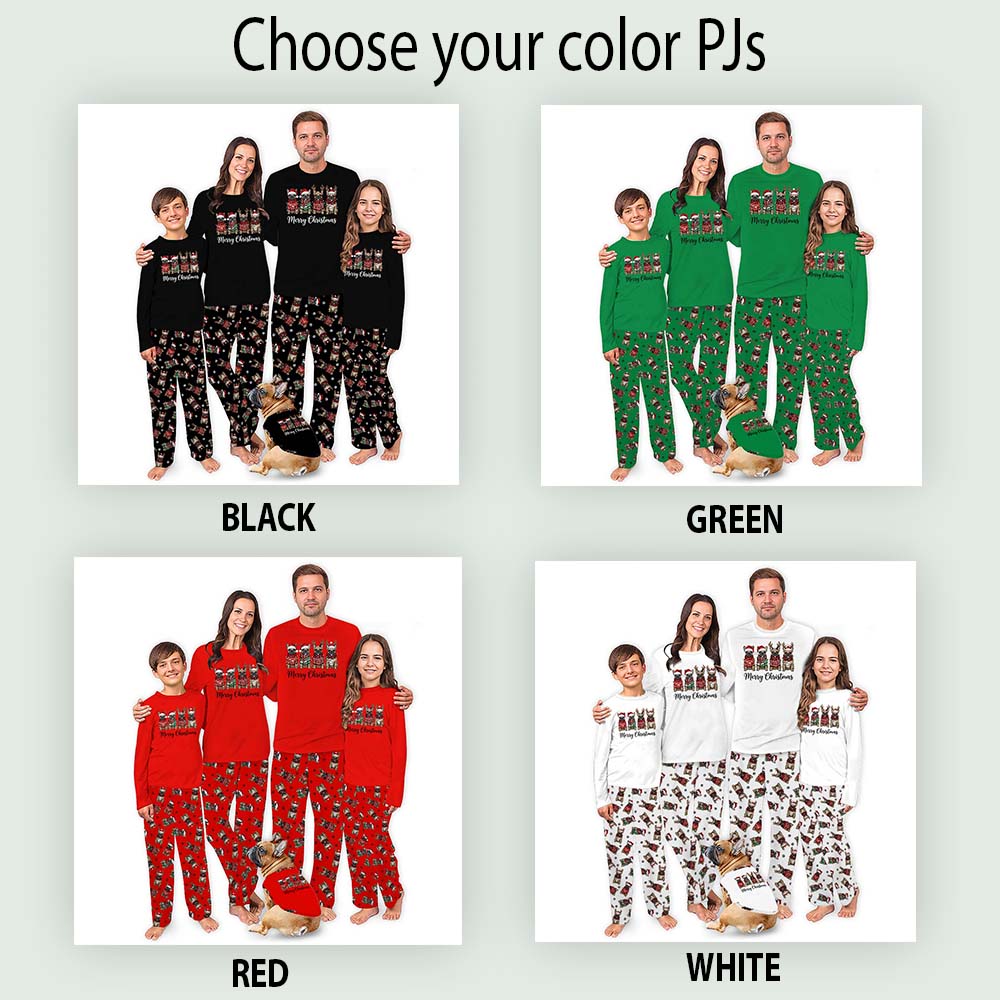 Cute French Bulldogs Jammies With Plus Sizes And Pockets