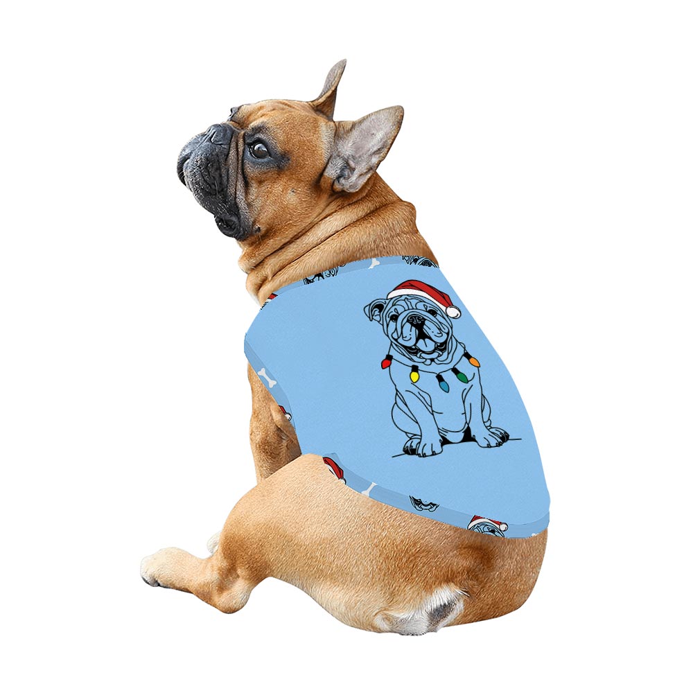Cute English Bulldog Family Long Sleeve Christmas Pajamas