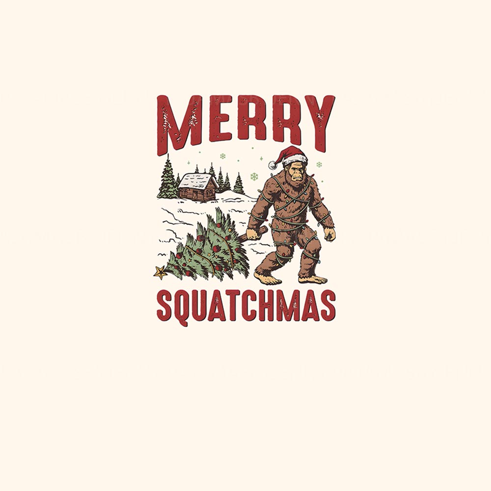 Merry Squatchmas Bigfoot Funny Matching Christmas Pajamas Merry Squatchmas Bigfoot Funny Matching Christmas Pajamas