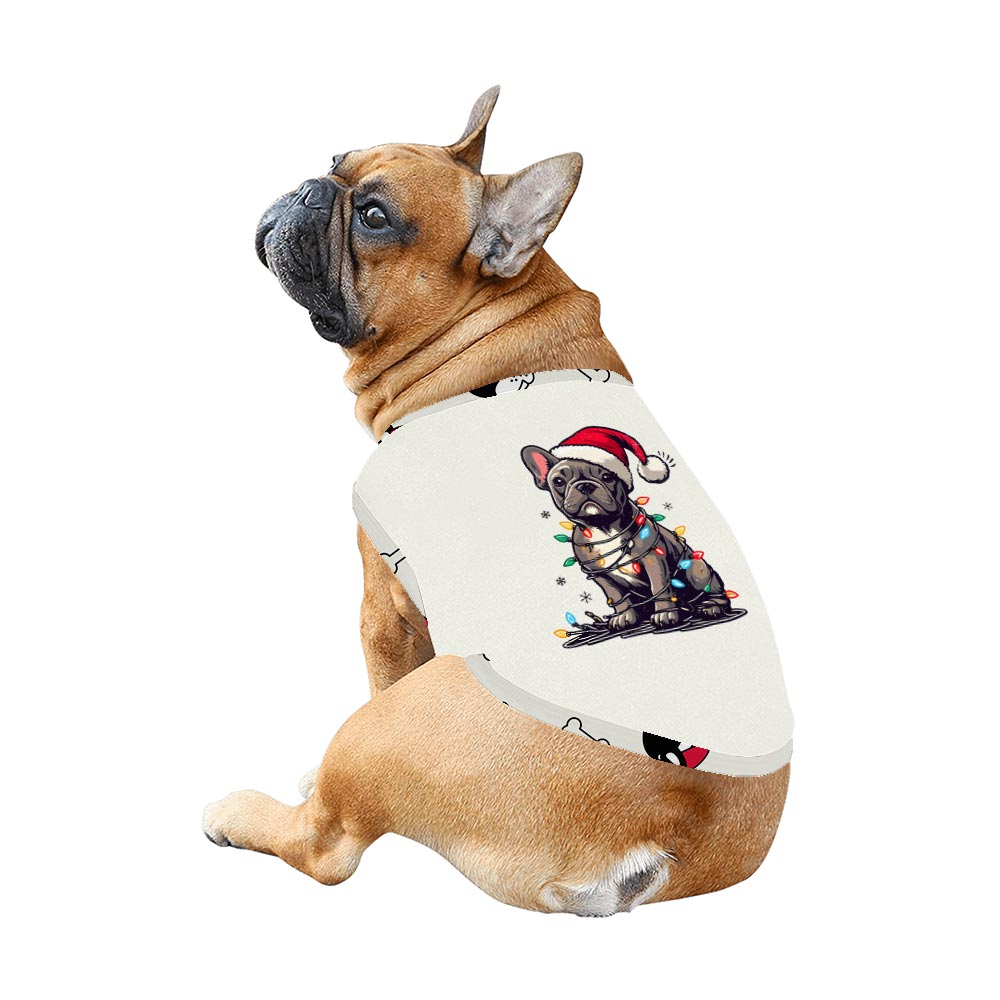 Cute French Bulldog Soft Matching Christmas Pajamas Cute French Bulldog Soft Matching Christmas Pajamas