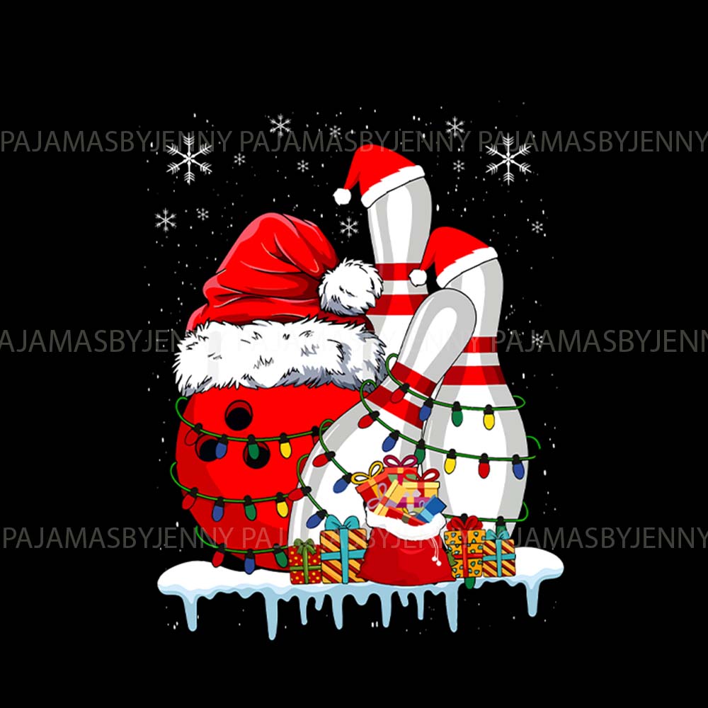 Plus Size Christmas Bowling Matching Family Pajamas With Pockets Plus Size Christmas Bowling Matching Family Pajamas With Pockets